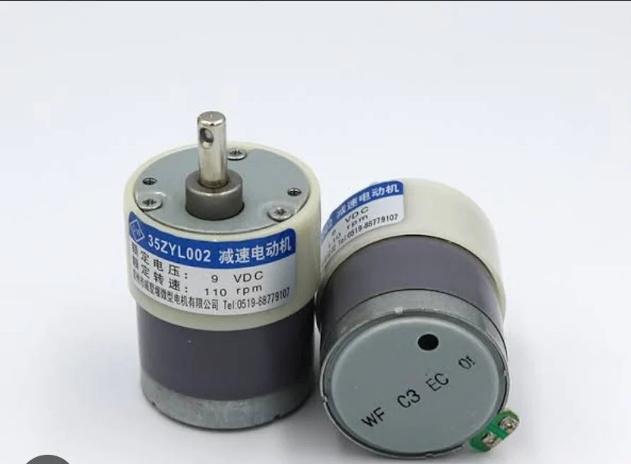 12 V 9V Dc Motor 110 Rpm For Note Counting Machine 