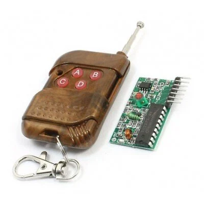 4 Channel Wireless Four Button RF Remote Control Transceiver Module