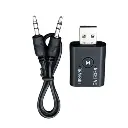 2 in 1 Bluetooth 5.0 Transmitter & Receiver with 3.5mm AUX for TV PC Headphones Home and Car Stereo Audio Systems