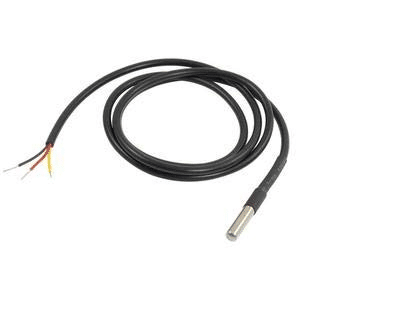 DS18B20 Waterproof Temperature Probe – Black (1m)