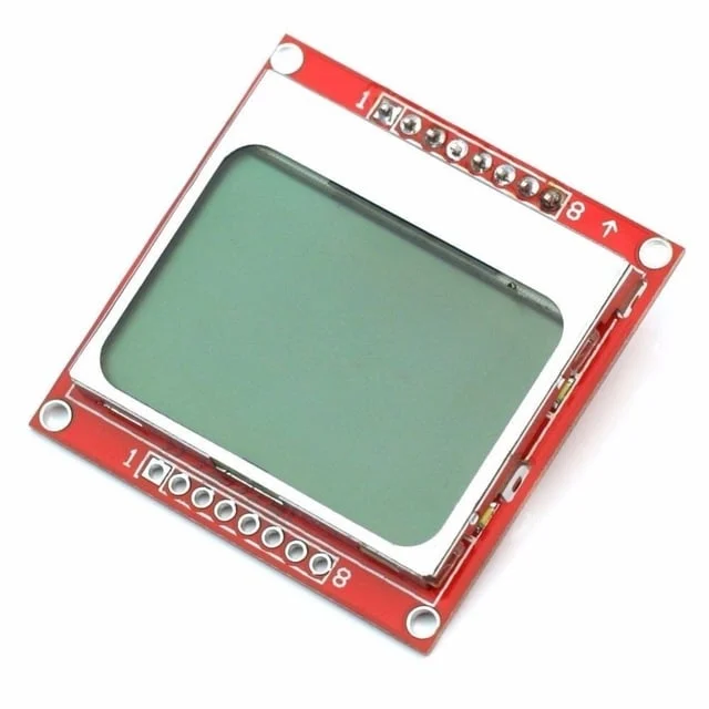 Nokia 5110 LCD Display Module – Red