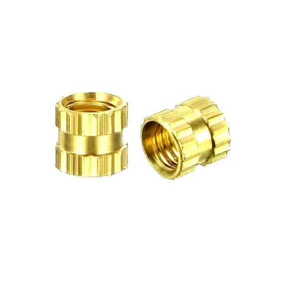 M3 X 4 mm Brass Heat Set Threaded Round Insert Nut-5 Pcs.