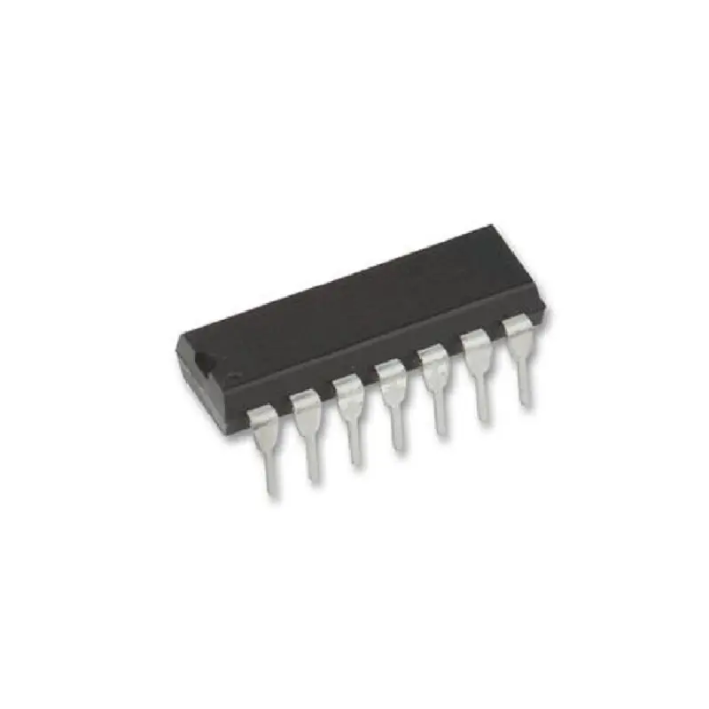 LM324 Four channels 45nA 0.6V/us 1MHz 7mV DIP-14 Operational Amplifier ROHS