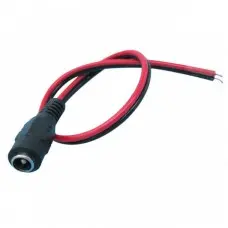 [554477] 5mm DC Jack Female Connector with Wire