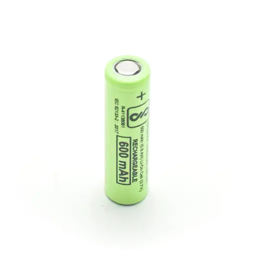 [3279238] 3.7 Volt 600 mAh 14500 Lithium Ion Rechargeable Battery Cell – AA Size