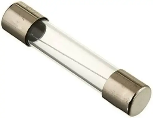 [2981] 10A Big Glass Fuse 10A 6.35x32mm ( Pack of 3 )