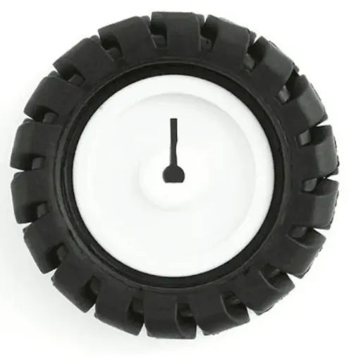 [7255248] 43mm Rubber Wheel Tyre for N20 Gear Motor