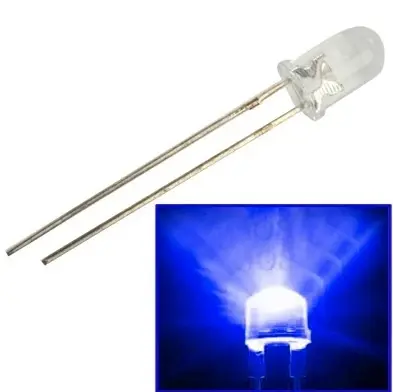 [3279596] 5mm DIP LED Blue (Pack of 5)