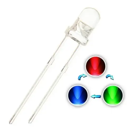 [8372595] RGB LED 5mm with 2 pin - Auto Flashing
