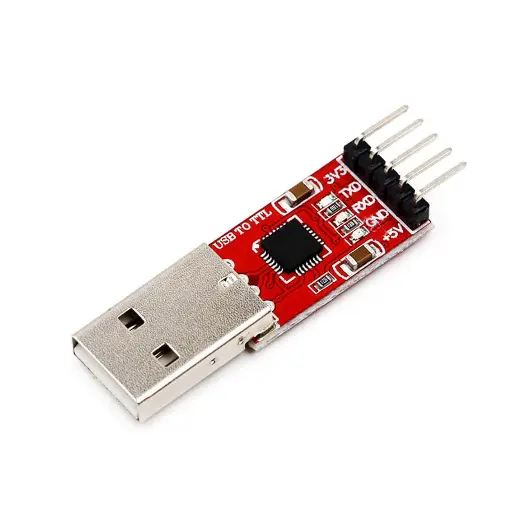 [9324511] CP2102 (5-pin) USB to TTL UART serial converter Module red color