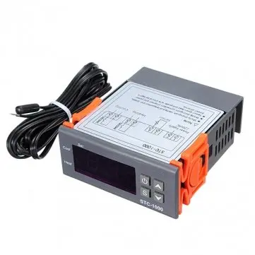 [91488941] STC-1000 220V AC All Purpose Digital Temperature Controller Thermostat Module with Temperature Sensor Probe