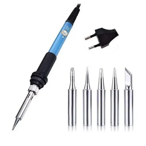 [93241128] MASTECH 60W 220V Temperature Adjustable Electric Welding Solder Soldering Iron
