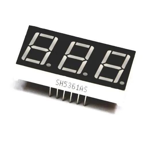 [32791397] 0.56 inch Red 3 Digit 7 Segment LED Display CC 12pin