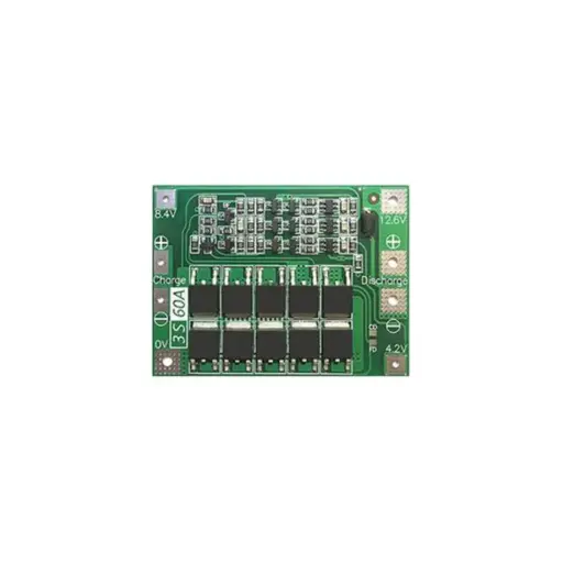 [591144] 3S 60A Lithium Battery Charger BMS 18650 Protection Module Circuit