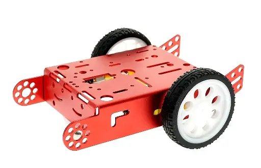 [8971333] Red 2WD Aluminum Smart Robot Car Chassis Kit DIY