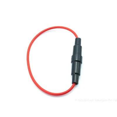 [32791288] Fuse Holder Inline Screw Type With 1015 18 AWG Wire