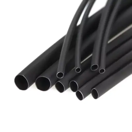 [741258] 2mm Polyolefin Heat Shrink Tube Sleeve for Wrap (Color: Black) 1Meter