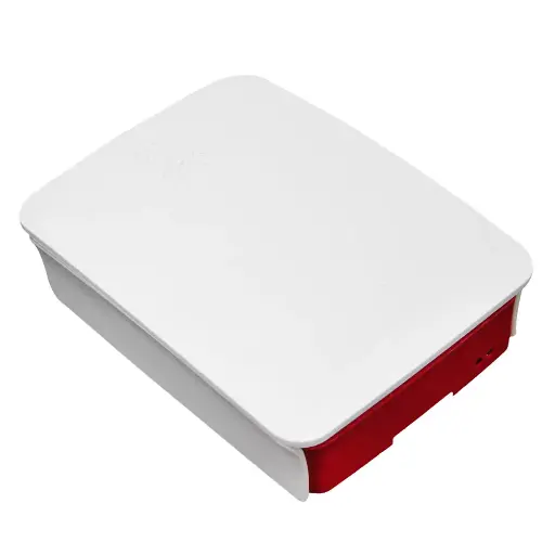[1498148] Raspberry Pi 3 Case for Raspberry Pi 3 Model B, B+ only Red/White