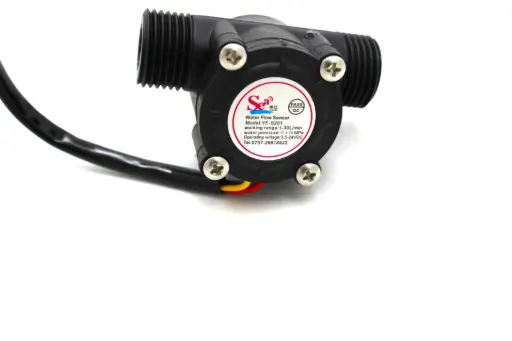 [987412] Water Flow Sensor YF-S201 Flowmeter -Black 