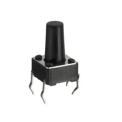 [91247] 4 Pin Tactile Push Button Switch 6x6x12 mm (Pack of 3)
